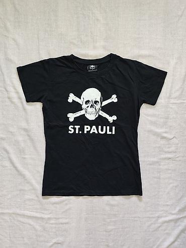 koynekler: ST. PAULI Skull black tshirt (orginal) 
Price:25₼
Size:M — 1