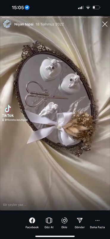 Digər ev dekoru: Nişan tepsilerı kıraye verılır tek qıymet 20 azn. Her bırı daxıldır — 5