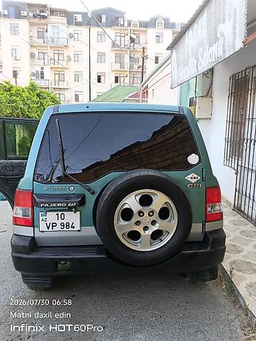1.9 dizel motor: Mitsubishi Pajero Mini: 1.8 l | 2026 il 374384 km Ofrouder/SUV — 5