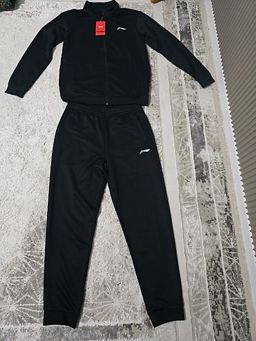 китайский товар: Мужской спортивный костюм, XL, Lining, Новый, цвет - Черный, Самовывоз — 1