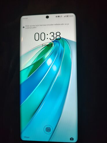 Honor: Honor X9a, 256 GB, rəng - Gümüşü, Barmaq izi