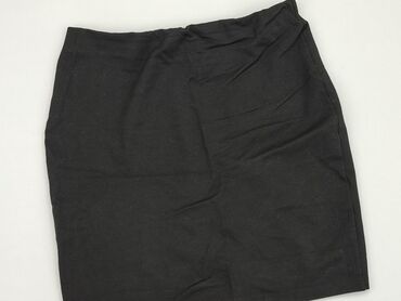 czarne lniana spódnice: Skirt, House, L (EU 40), condition - Very good