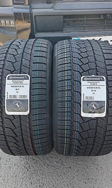 Шины 245 / 35 / R 20, Зима, Новый, Комплект, Легковые, Германия, Continental