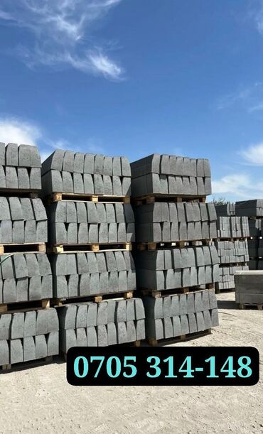 Дорожные бордюры: Дорожный бордюр, Прессованный, ЖБИ (Железобетонный), Новый — 2