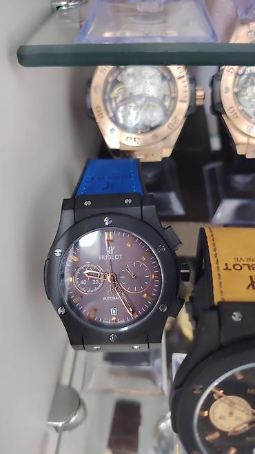 Aksesuarlar: Hublot tərzində avtomatik kişi qol saatları - Korpus: Qara və ya — 2