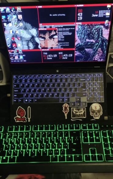 большие коврики для мыши: Ноутбук, Lenovo, 16 ГБ ОЭТ, AMD Ryzen 5, 16 ", Колдонулган, Оюндар үчүн, эс тутум SSD