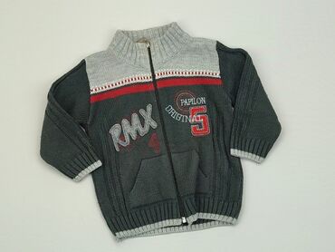 sweterek rozpinany czarny: Sweterek, 2-3 lat, 92-98 cm, stan - Dobry