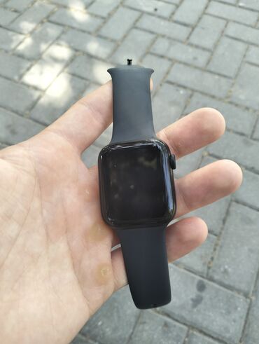 Смарт браслеты: Смарт часы, Apple, Сенсорный экран, цвет - Черный