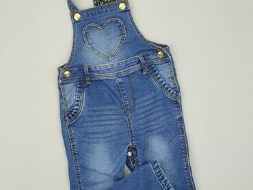 niebieska sukienka letnia: Dungarees Pepco, 2-3 years, 92-98 cm, condition - Good