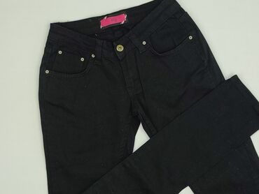 czarne spodnie damskie stradivarius: Jeansy damskie, rozmiar S