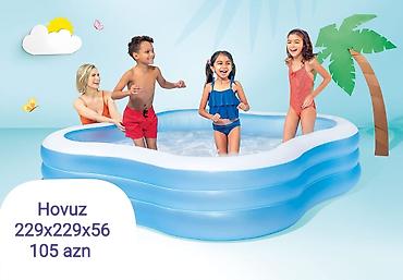 Hovuzlar: Yeni Şişmə hovuz Intex, 5.1 - 6 m, 201 - 500 l — 5