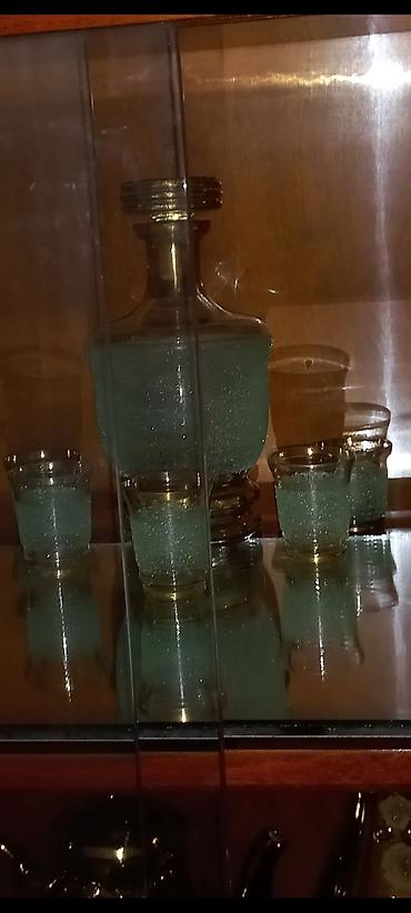 yaşıl çay qiyməti: Çay dəsti, rəng - Yaşıl, Şüşə — 1