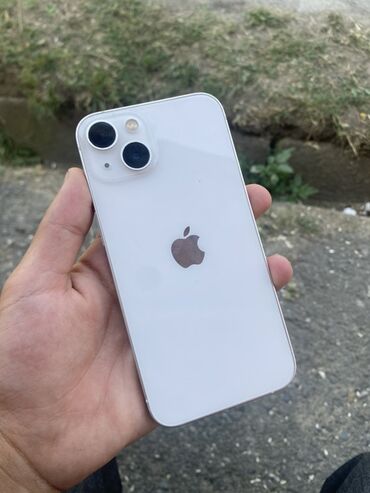 купить айфон в азербайджане: IPhone 13, Белый, Face ID