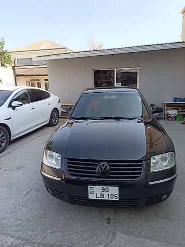vaz hisseleri: Volkswagen Passat sedan – qara rəng, AZ nömrə nişanı “90 LB 105” — 2