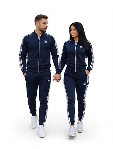 Adidas trenerka komplet – muški i ženski model - Boja: tamnoplava