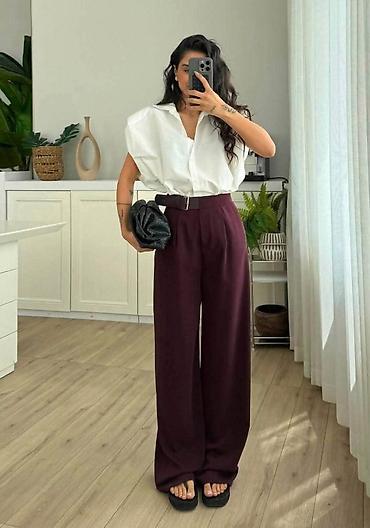 Pantalone: Pantalone -premium kvalitet Vel: S M L Bordo Teget Braon Duzina: 115c — 2