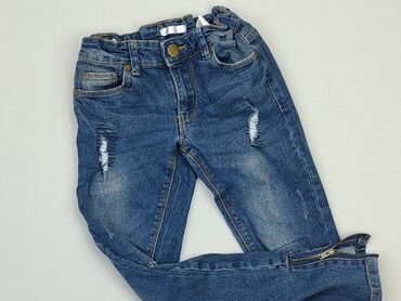 jeansy dziewczęce 146: Spodnie jeansowe, 8 lat, 128, stan - Dobry