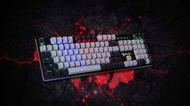 ноутбук на рассрочку: Игровая клавиатура a4tech bloody b828n-2 • rgb подсветка • смазанные