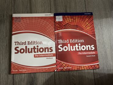 Книги, журналы, CD, DVD: Книга по английскому Third Edition Solutions pre-intermediate