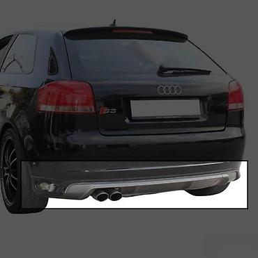 audi a2 tuning: S3 RS DIFUZOR ZA ZADNJI BRANIK SPOJLER AUDI A3 8P 2/3VRATA | Difuzor — 2