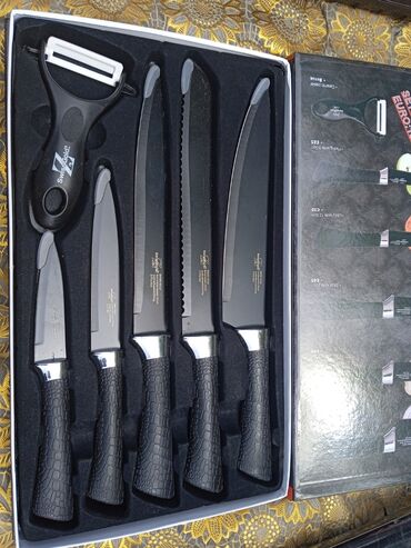 жыгач идиш: Продаю набор кухонных ножей. новые. г. Жалал-Абад