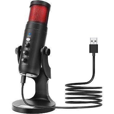 стойка для микрафона: Микрофон студийный, проводной, конденсаторный Jmary USB Type-C для — 3