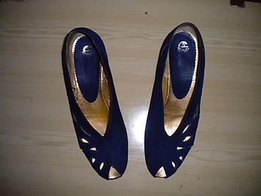 asos obuca: Ženske cipele br.40 grčke proizvodnje teget plave boje ( dužina — 5