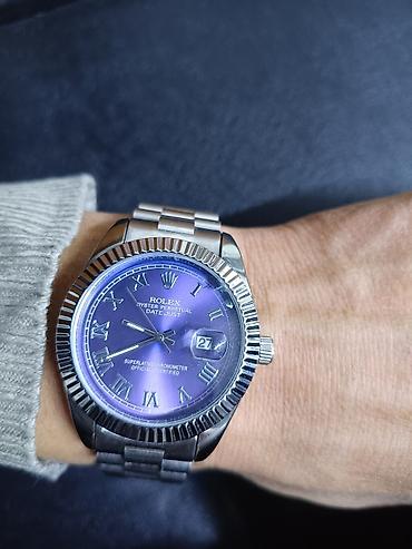 Классические часы: Rolex Oyster Perpetual Datejust, классический мужской наручный — 2