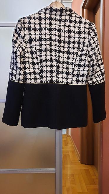 aksa: Sako od tvida,elegantnog kroja NOV vel. 38 - Gornji deo u crno‑belom — 4