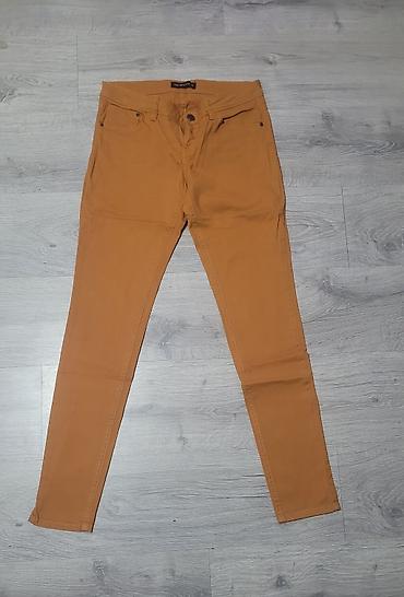 icine o: Uske pantalone (skinny) – terakota/narandžasto-braon vel M,kao nove - — 1