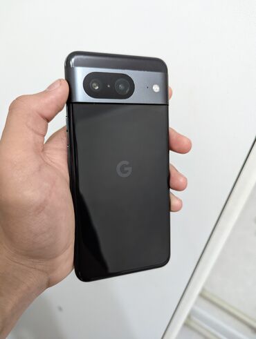 ok google авто: Google Pixel 8, Колдонулган, 128 ГБ, түсү - Кара, 1 SIM, eSIM