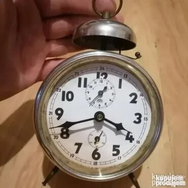 elvis sa prevodom: Rare Antique Alarm Clock Haller Germany 1930's! ! !   Veoma