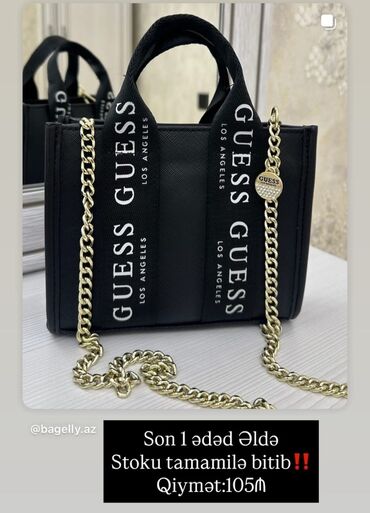 xacmaz qizil instagram: Əl çantası, Guess