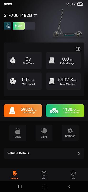 electric moped: İşlənmiş Elektrik samokat 10", > 1000 Vt, 36 - 45 km/s, Ödənişli çatdırılma — 7