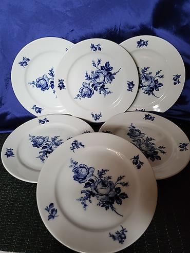 Kuhinjski setovi: Deseetni bohemija porcelan tanjiri iz 90ih.god. Desertni bohemijini — 9