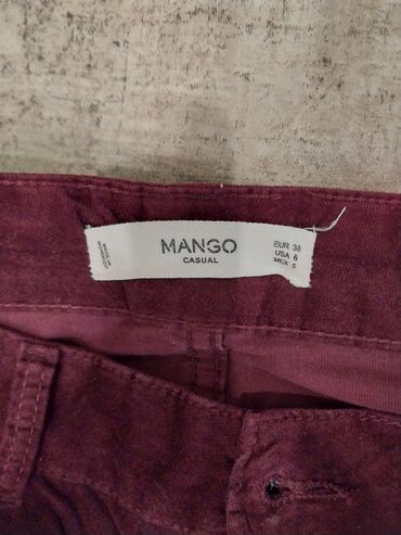 Women's Pants: Брюки Классические, Осень-весна, Италия, Вельвет, Б/у, M (EU 38)