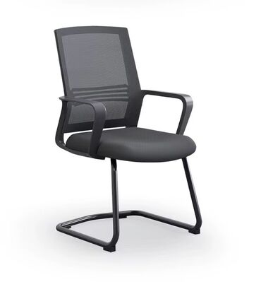 stul ortukləri: Mesh bel hissəli ofis/ziyayətçi kreslosu - Rəng: qara - Dizayn: sabit