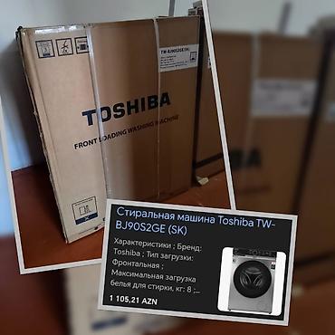Məişət texnikası: Yeni upakovkada 8 kg toshiba paltaryuyan 620 azn, 1100 azn — 1