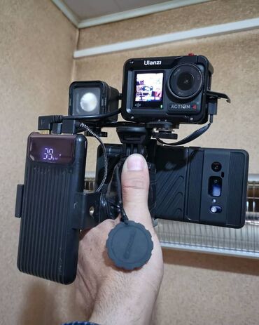 видеокамера маленькая: Срочно. Дёшево. Жирная комплектация экшен камеры DJI osmo action 4 для