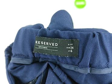 spodenki jeansowe pull: Reserved, Spodnie materiałowe damskie, rozmiar 2XS — 4