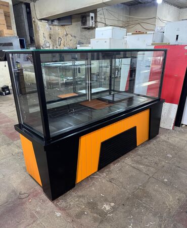 Paltaryuyan maşınlar: Vitrin tipli soyuducu vitrin - Şüşə vitrinli, frontal və yandan tam