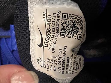 Uşaq dünyası: Rəng - Göy Krossovkalar, Nike, Ölçü: 38, Oğlan üçün — 4