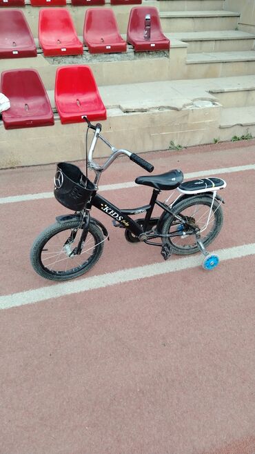 velosipedler 28: Dörd təkərli Uşaq velosipedi 16", sürətlərin sayı: 1