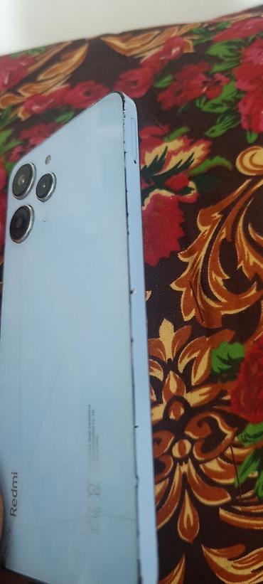 машина чихол: Redmi, Redmi 12, Б/у, 256 ГБ, цвет - Голубой, 2 SIM — 5