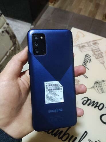 samsunq a 3: Samsung A02 S, 32 GB, rəng - Göy