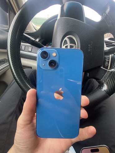 айфон 13 копия: IPhone 13, Колдонулган, 128 ГБ, Көк, Бөлүп төлөө менен, 80 %