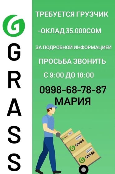 работа оператором на дому с ежедневной оплатой: Грузчик