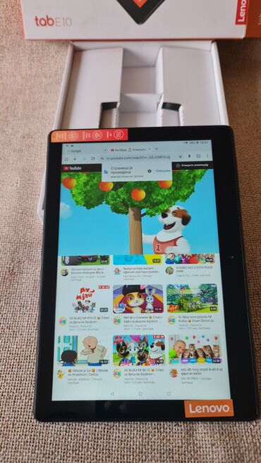 Tableti: Tablet kao nov,veliki 10 inca sve radi jaka I kvalitetna masina, sa — 16