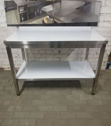 Nerjaveykalar: Nerj stollar iş masaları yıqırıq. paslanmaz poladdan yüksək — 8