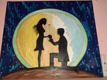 Şəkillər, tablolar: Yağlı boya ilə əl işləri və ağacdan olan əl işləri — 5